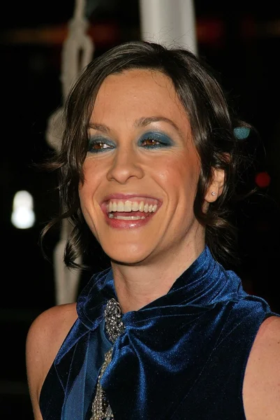 Alanis morissette op de blade-trinity los angeles premiere, graumans chinese theater, hollywood, ca 12-07-04 — Stockfoto