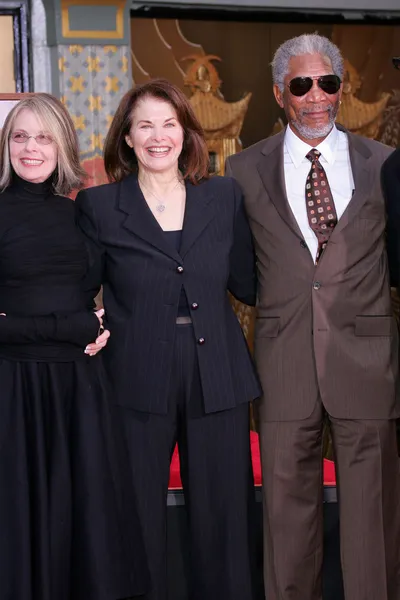 Sherry lansing hand en voetafdruk ceremonie — Stockfoto