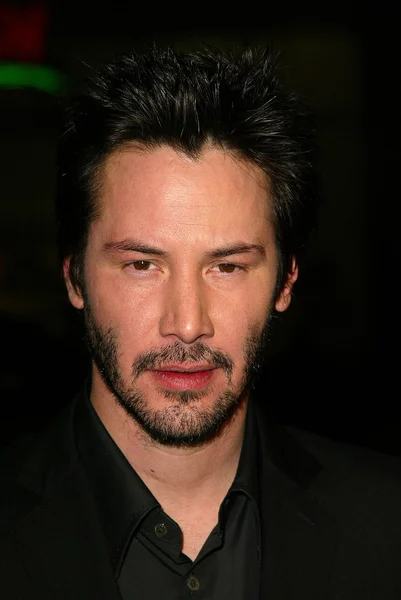 Keanu reeves på Konstantin världen premiär, graumans kinesiska theatre i hollywood, ca 02 / 16-05 — Stockfoto