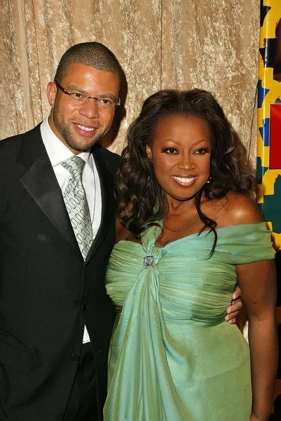 Star jones und al reynolds — Stockfoto