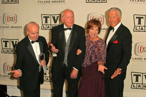 Tim Conway, Harvey Korman, Vicki Lawrence e Lyle Waggoner — Fotografia de Stock