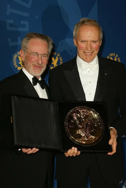 Steven spielberg i clint eastwood — Zdjęcie stockowe