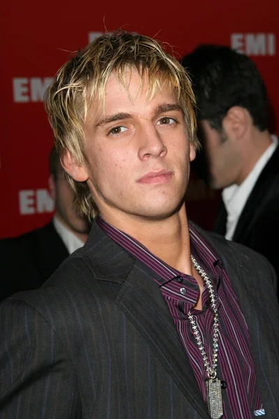 Aaron carter 2005 EMI, post grammy bash, beverly hills hotel, beverly hills, ca, 02-13-05 — Stok fotoğraf