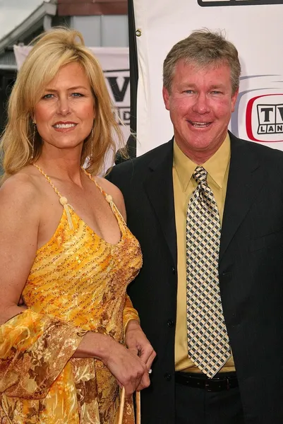 Larry Wilcox et sa femme Judy Vagner — Photo