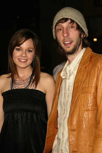 Rachel boston och joel moore — Stockfoto