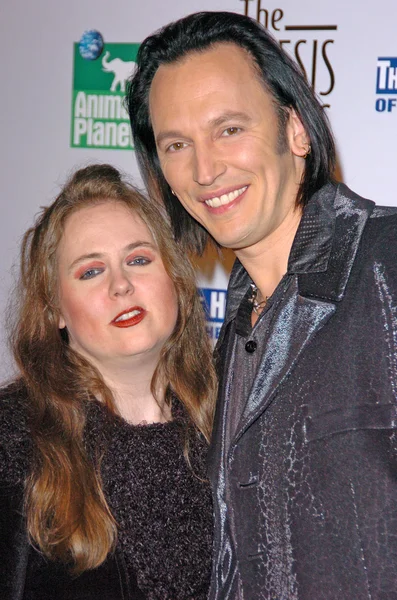 Steve Valentine e amigo — Fotografia de Stock