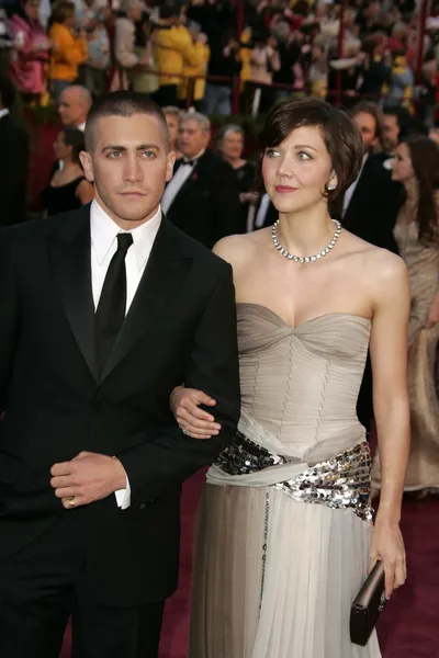Jake Gyllenhaal  and Maggie Gyllenhaal — Stock Photo, Image
