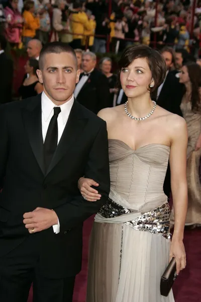 Jake Gyllenhaal y Maggie Gyllenhaal — Foto de Stock