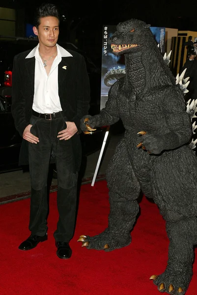 Světová premiéra "Godzilla: poslední války" — Stock fotografie