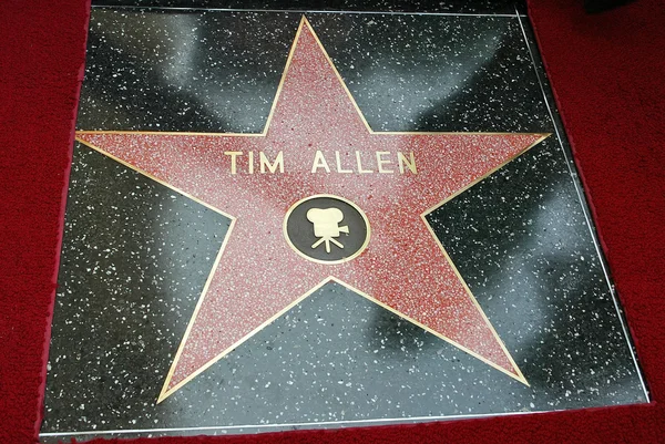 Tim Allen's Star — Stock Photo, Image