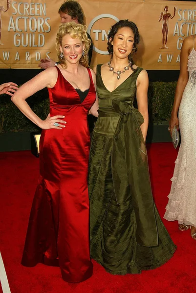 Virginia madsen och sandra oh — Stockfoto