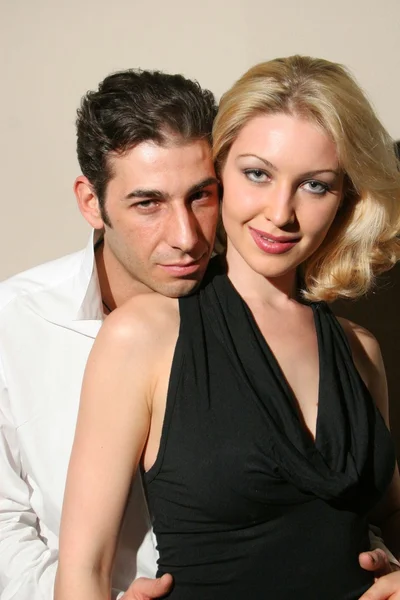Fabio Oliveri and Yana Booth — Stock Photo, Image