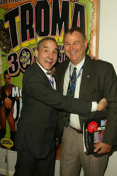 Lloyd Kaufman e a congressista Dana Rohrabacher — Fotografia de Stock