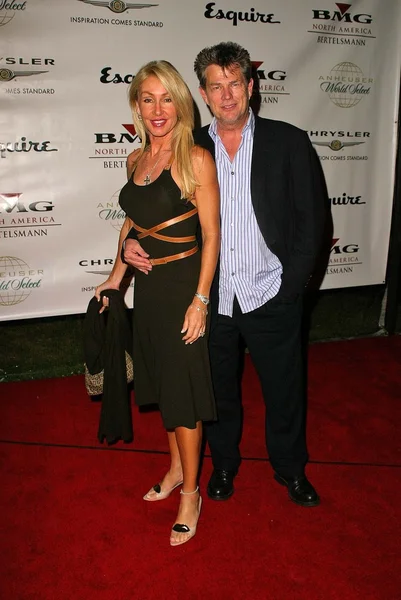 Linda Thompson and David Foster — Stock Photo, Image