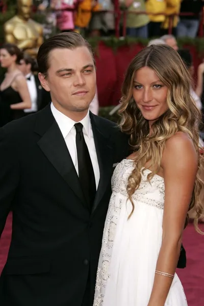 Leonardo Dicaprio e Gisele Bundchen — Foto Stock