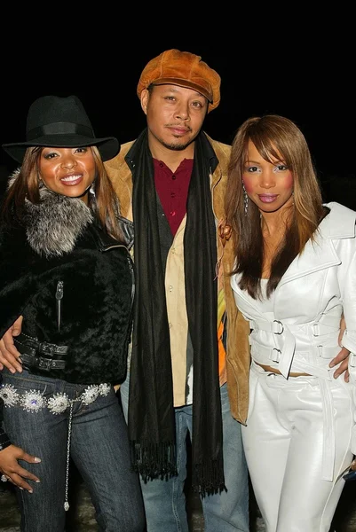 Taraji p. henson, terrence howard en elise neal — Stockfoto