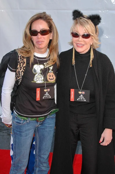 Joan Rivers y Melissa Rivers — Foto de Stock