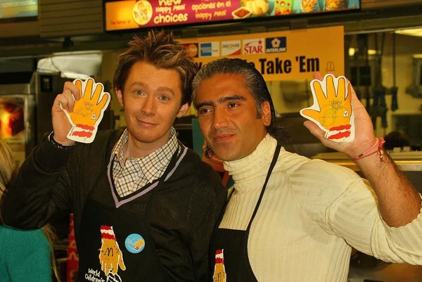 Clay Aiken e Alejandro Fernandez — Fotografia de Stock