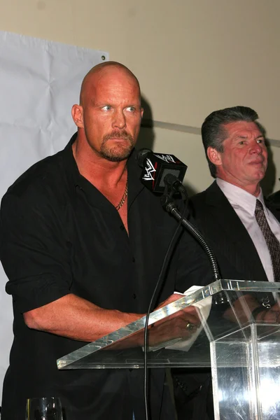 Stone Cold Steve Austin e Vince McMahon — Fotografia de Stock