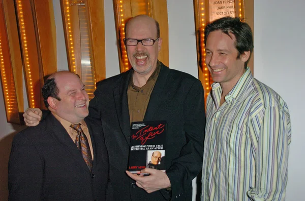 Jason Alexander, Larry Moss y David Duchovnye — Foto de Stock