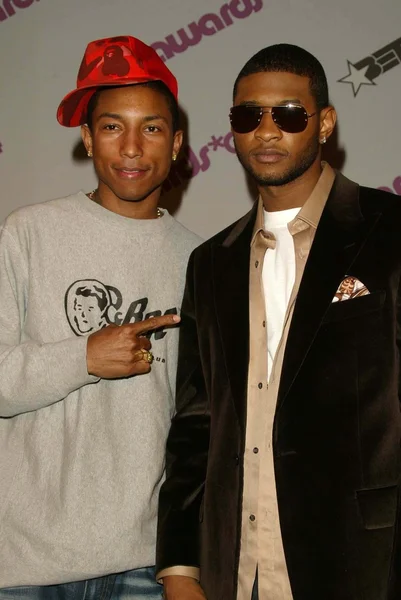 Pharrell williams i usher — Zdjęcie stockowe