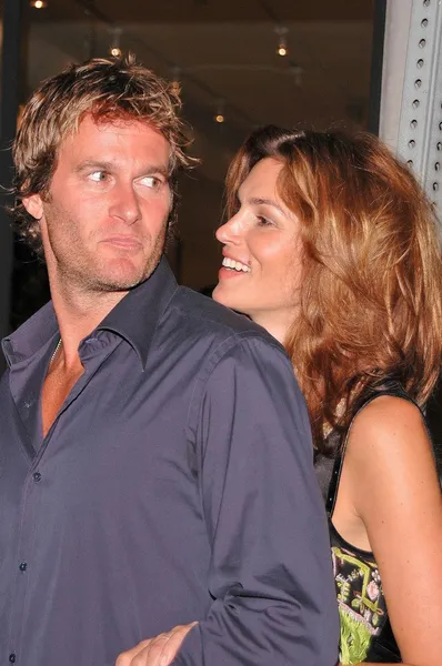 Φραγμών Rande gerber και cindy crawford — Φωτογραφία Αρχείου