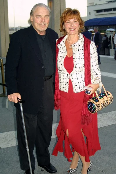 Stacy keach und ehefrau malgosia tomassi — Stockfoto