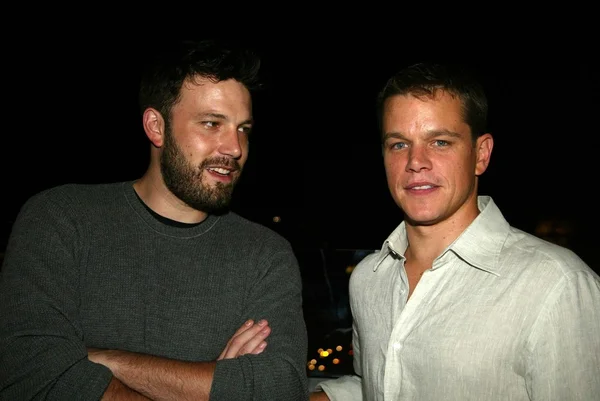 Ben Affleck y Matt Damon — Foto de Stock