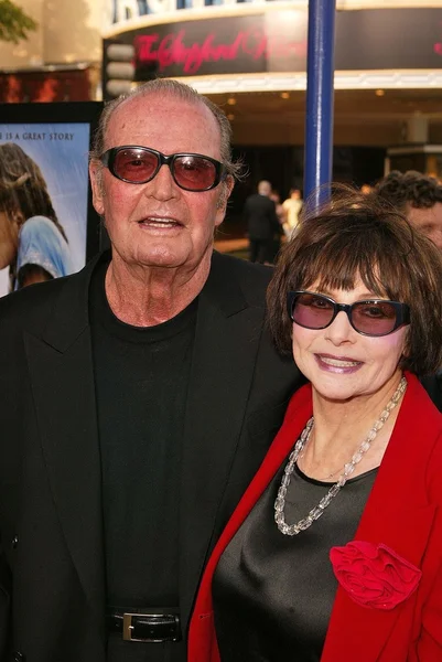 James Garner and wife Lois — Stock Photo, Image