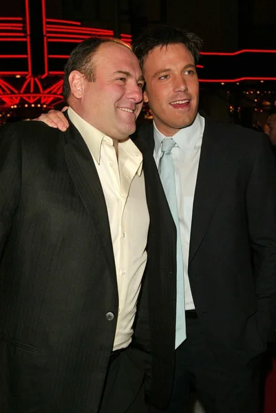 James gandolfini i ben affleck — Zdjęcie stockowe