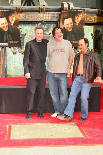 Christopher Walken, Quentin Tarantino and Kevin Pollak — Stock Photo, Image