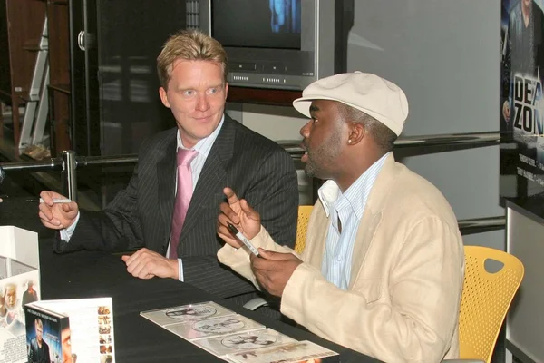 Anthony Michael Hall e John L. Adams — Fotografia de Stock