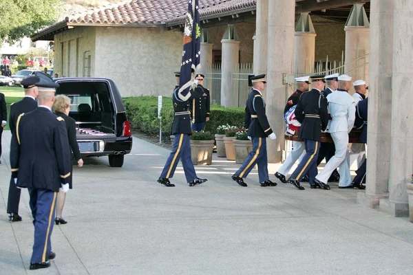 Burial of Former President Ronald Reagan — Stock Photo, Image