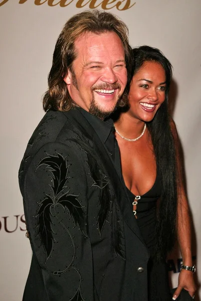 Travis Tritt e la moglie Theresa — Foto Stock