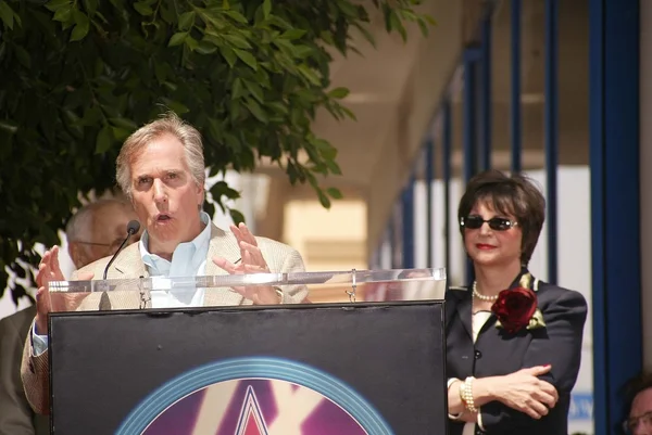 Henry Winkler and Cindy Williams — Stock Photo, Image