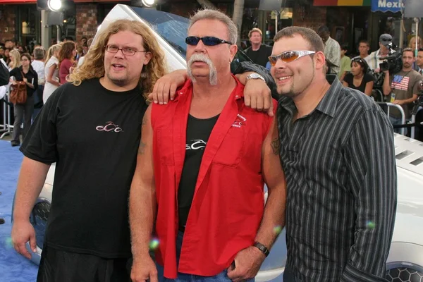 Michael Teutul, Paul Teutul Sr. and father Paul Teutul Jr. — Stock Photo, Image