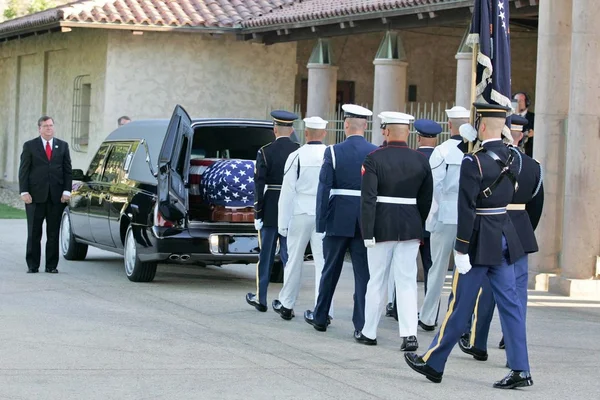 埋葬の元大統領のロナルド ・ レーガン — ストック写真