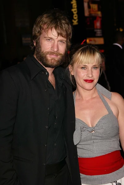 Thomas jane i patricia arquette — Zdjęcie stockowe