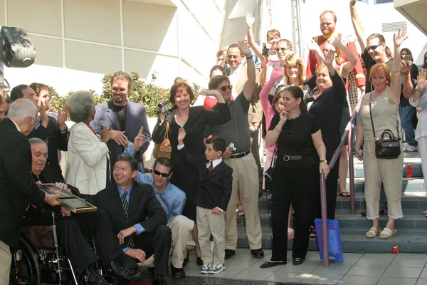 James Doohan e membros da família — Fotografia de Stock