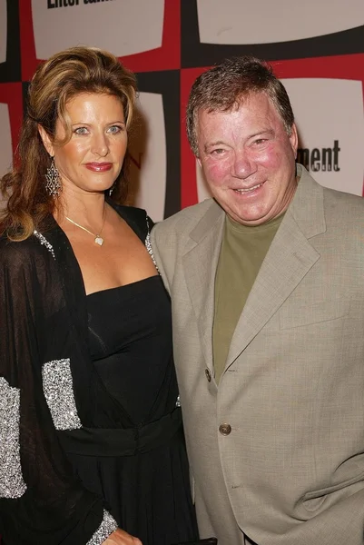 William shatner und ehefrau elizabeth — Stockfoto