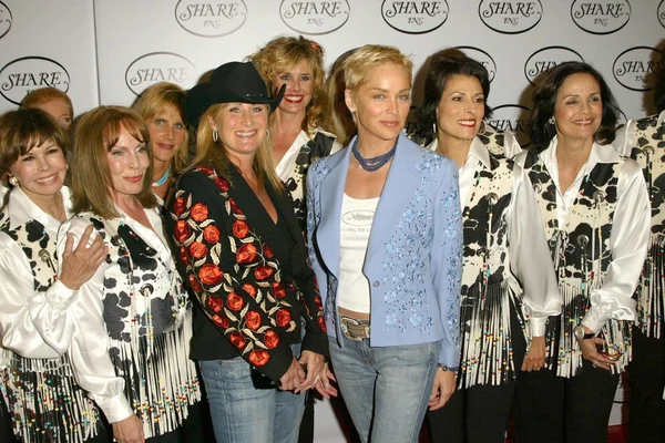 Kelly Stone Cantante, Sharon Stone y amigos — Foto de Stock