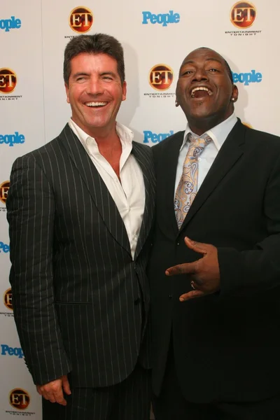 Randy Jackson, Simon Cowell — Stock Photo, Image