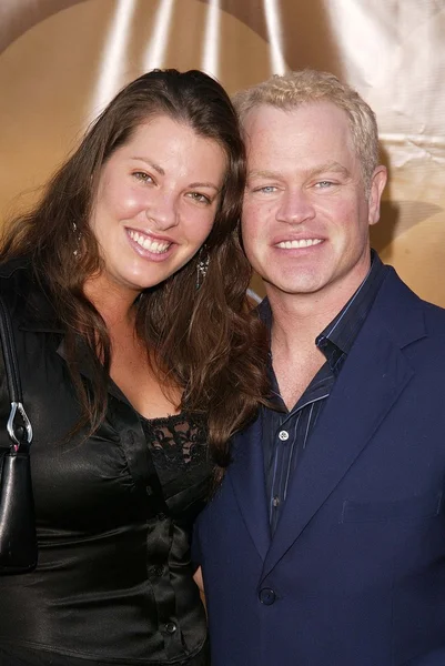 Neal McDonough and Ruve — Stock Photo, Image