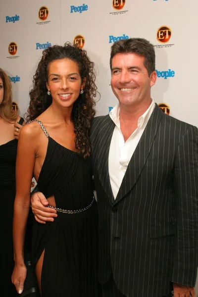 Terri Seymore e Simon Cowell — Fotografia de Stock