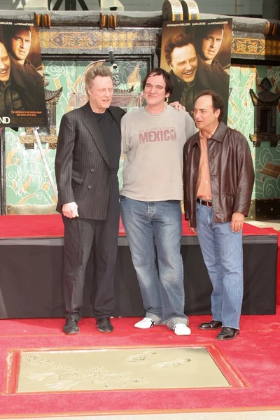 Christopher walken, quentin tarantino ve kevin pollak — Stok fotoğraf