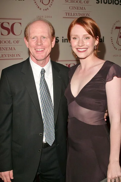 Ron howard och cheryl howard — Stockfoto