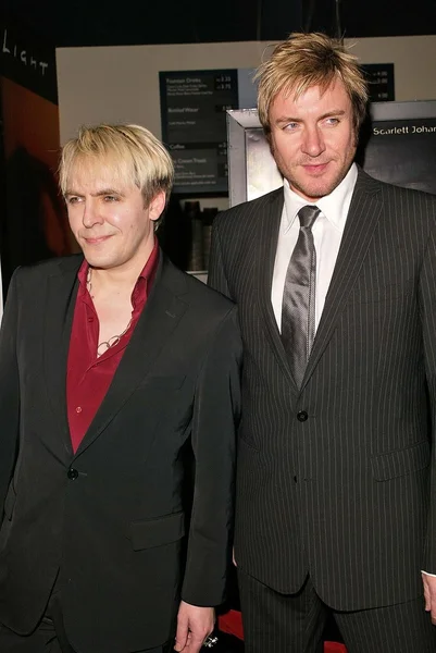 Nick rhodes i simon le bon z duran duran — Zdjęcie stockowe