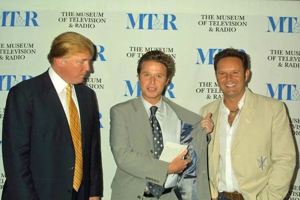 Mark Burnett, Billy Bush and Donald Trump — Stock Photo, Image