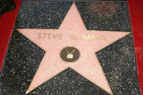 Steve Edwards' star — Stock Photo, Image