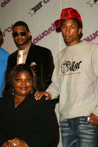 Mo'Nique, usher ve pharrell williams — Stok fotoğraf